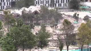 Implosionan edificio de Ministerio de Defensa en Bogotá por falla estructural