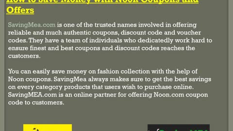 How to Save Money With Noon Coupons