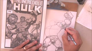How to Visually Copy Art - Incredible Hulk - Comic Art