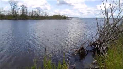 The Mouth of The Carp River At Lake Huron