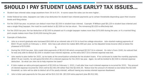 Should I Pay Student Loans Early?