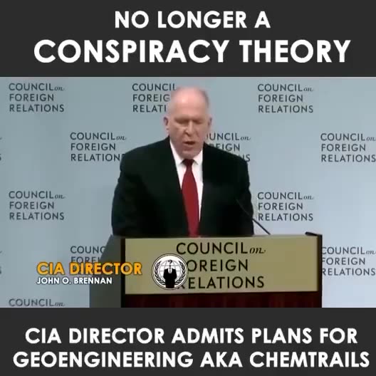 CIA Director admits plans for geo-engineering aka chemtrails.