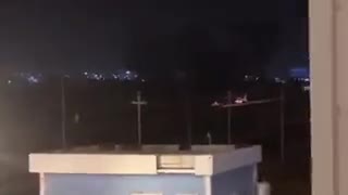 BREAKING: Video reportedly of ballistic missiles hitting near US base in Erbil, north Iraq