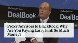 🚩Trouble brewing at BlackRock, some shareholders want to block Fink's compensation