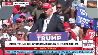 President Trump Speech Chesapeake, Virginia June 28 2024