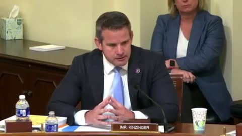Rep. Adam Kinzinger Goes From Laughing To Crying In Seconds During Hearing About January 6th Events