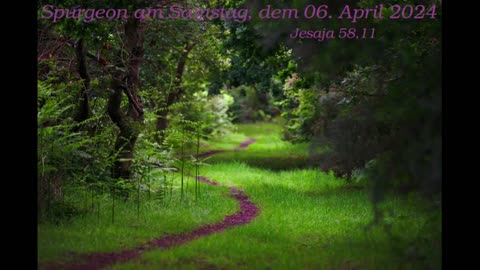 Spurgeon am Samstag, dem 06. April 2024