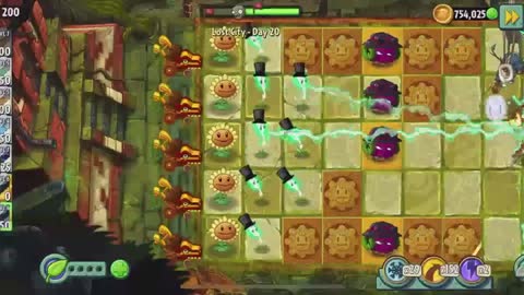 Plants vs Zombies 2 Lost City - Day 20
