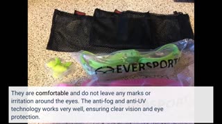 Real Reviews: EverSport Kids Swim Goggles, Pack of 2 Swimming Goggles for Children Teens, Anti-...