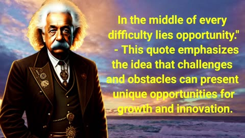 Albert Einstein motivational quotes video