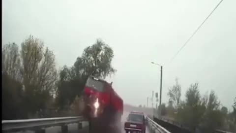 Truck accident dash cam