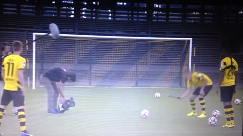 Cuando Marco Reus imitó a Cristiano Ronaldo