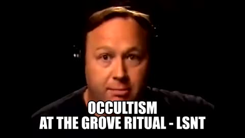 DID YOU KNOW "ALEX JONES" ATTENDED A BOHEMIAN GROVE RITUAL?