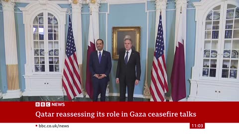 Qatar reassessing its role as mediator betweenIsrael and Hamas | BBC News