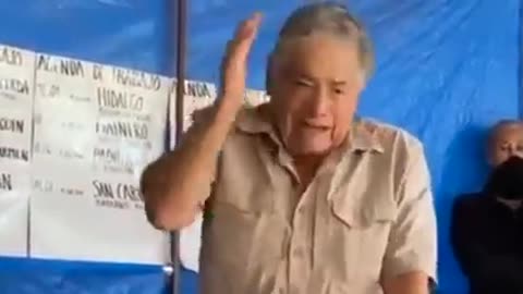 Narco amenaza votantes para que voten por Américo Villareal MORENA
