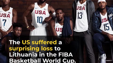 USA lost in basket ball