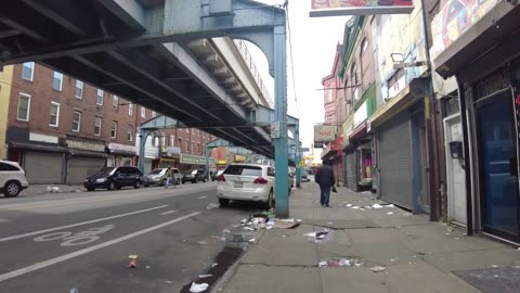 Scenes from Kensington Ave Philadelphia.