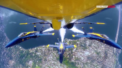 Terrifying Blue Angels Cockpit Video Shows Death-Defying Stunts