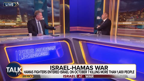 Israel-Hamas War: Piers Morgan vs Palestinian Ambassador Husam Zomlot Over Gaza Hospital Strike