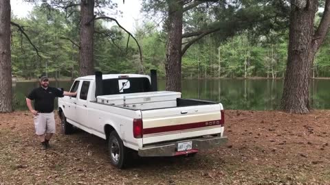 Truck Accidentally Slams Into Tree During Gender Reveal