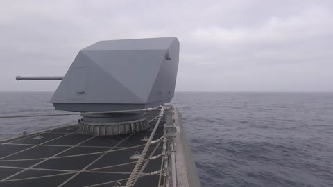 Littoral Combat Ship Live Fire with 57MM Naval