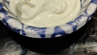 Eating Kroger Blended Vanilla Lowfat Yogurt, Dbn, MI, 11/15/23