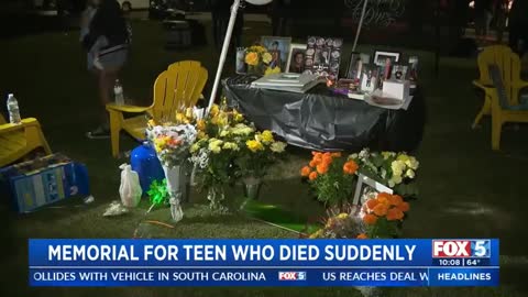 MEMORIAL FOR OCEANSIDE STUDENT WHO DIED SUDDENLY