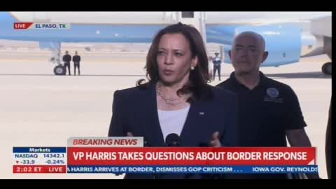 Kamala Gaslights America - Finally Travels to Border and Blames Trump for Biden Border Crisis