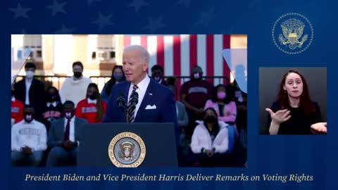 Biden Announces Support For Filibuster Reform For Voting Rights Bill In Georgia Speech