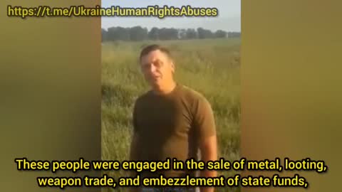 Ukrainian soldier: Ukrainian officers are selling weapons and killing soldiers who oppose them