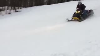 Wicked Snowmobile Crash