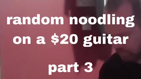 More Random Noodlin'