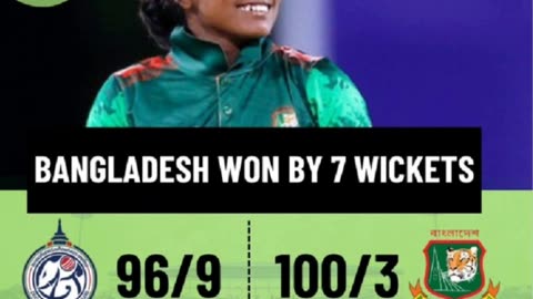 Women's Asia Cup 2024.8th Match.Bangladeshvs Thailand#BANvsTHI#youtubeshorts #cricket#t20#shortvideo