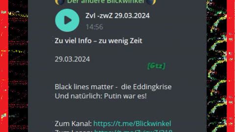 Zu viel Info – zu wenig Zeit 29.o3.2024