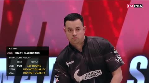 Shawn Maldonado vs. Anthony Simonsen in PBA Playoffs round of 16 | PBA on FOX