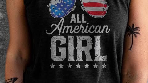 ALL AMERICAN GIRL Graphic Tank