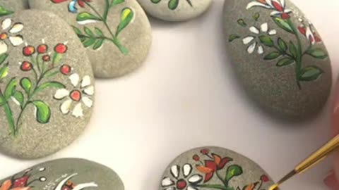 DIY handmade Marvellous stone pebble painting art
