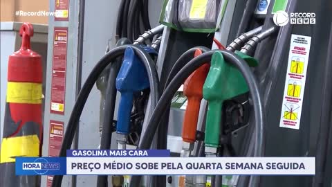 Preço da gasolina sobe nos postos pela 4ª semana