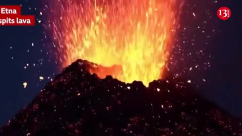 Etna, Europe's tallest volcano, exploded in Sicily