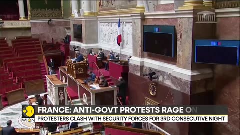 [2023-03-20]- French President Macron faces a vote of no confidence amid protest over reform plan