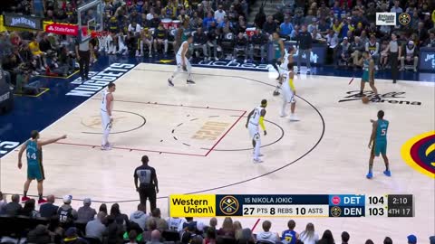 WILD ENDING! Denver Nuggets vs Detroit Pistons Final Minutes ! 2022-23 NBA Season