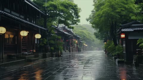 Chill Lofi Rain - Lofi hip hop mix ~ Stress Relief, Relaxing Music with Rain Sounds