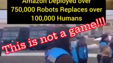 Amazon Replaces Humans with Robots