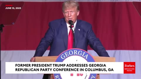 'WHAT THE HELL KIND OF A POLICY IS THAT-'- TRUMP LAMBASTS BIDEN BORDER POLICY IN GEORGIA SPEECH!
