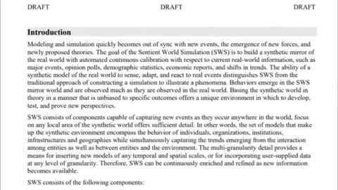 The Sentient World Simulation (SWS)_ A Continuously Running Model of the Real World