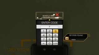 Deus Ex Human Revolution Detroit Police Station Laser Grid Code