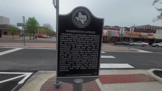Historic Washington Avenue, Navasota Texas