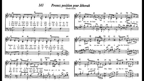 Prenez position pour Jéhovah (Cantique 143 de Louons Jéhovah par nos chants)