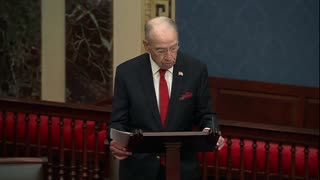 Grassley: DOJ and FBI Must Tell the American People What Was Done with Biden FD-1023