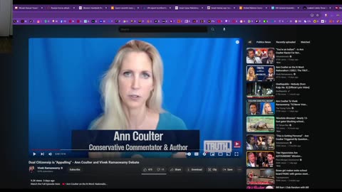 Vivik let Ann Coulter be racist to his face